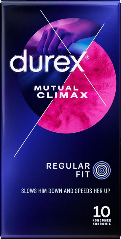 Durex Performax Intense - Orgasme mutuel (10 Préservatifs)