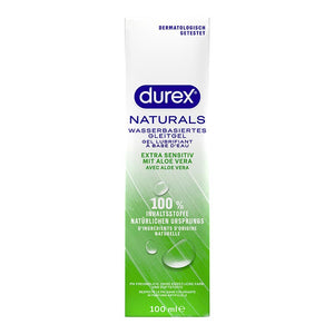 Gel lubrifiant Durex Naturals - 100 ml (à base d'eau)