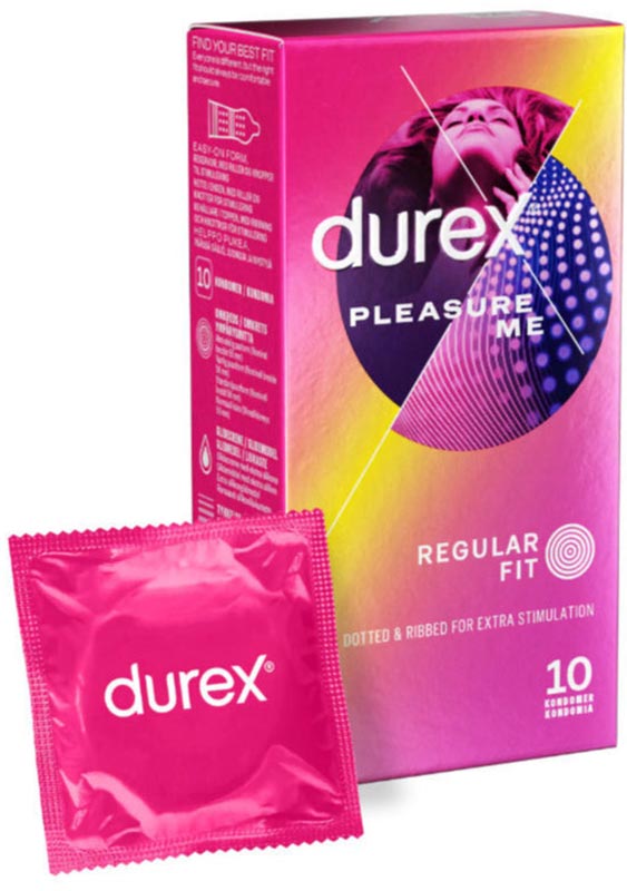 Durex Pleasure Me - Pleasuremax (10 Préservatifs)