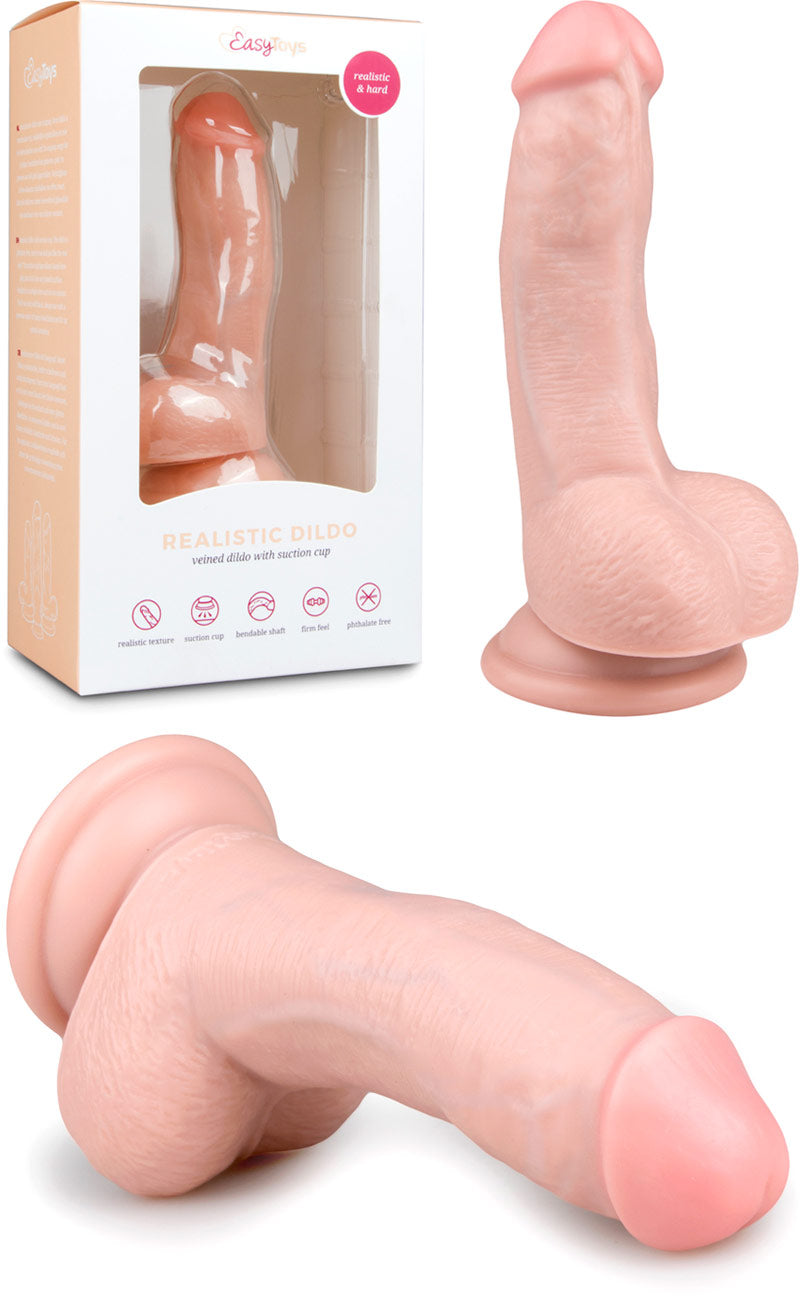 Petit dildo réaliste EasyToys - 11 cm - Beige