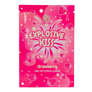 Secret Play Explosive Kiss - Bonbons pour sexe oral - Fraise