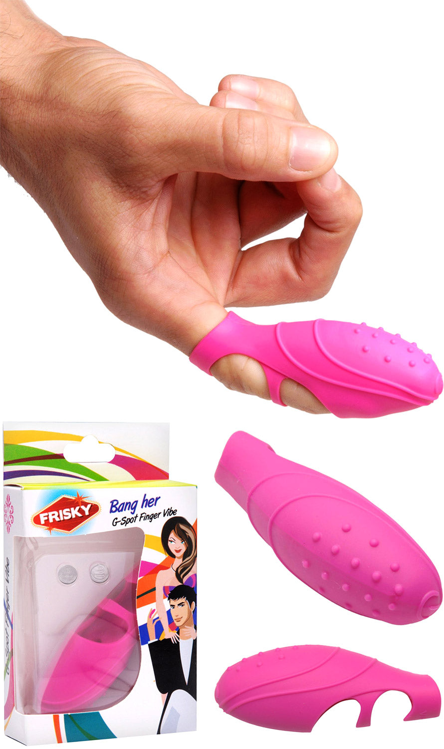 Doigt vibrant en silicone Frisky Bang Her G-Spot