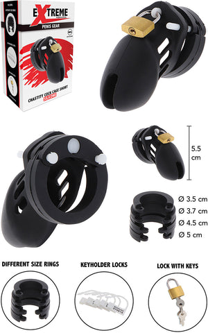 Cage de chasteté en silicone Hidden Desire Small