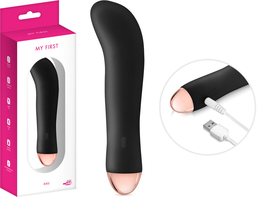 Vibromasseur point G My First Bird - Noir