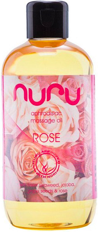 Huile de massage aphrodisiaque Nuru Rose - 250 ml