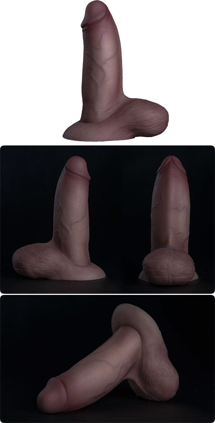 Godemichet ultra réaliste en silicone RealCock 2 James - 16 cm