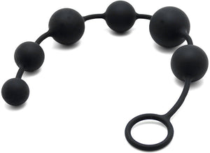 Chapelet anal en silicone souple Rimba - 40 cm