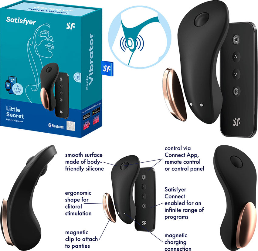 Satisfyer Little Secret - Vibromasseur pour culotte