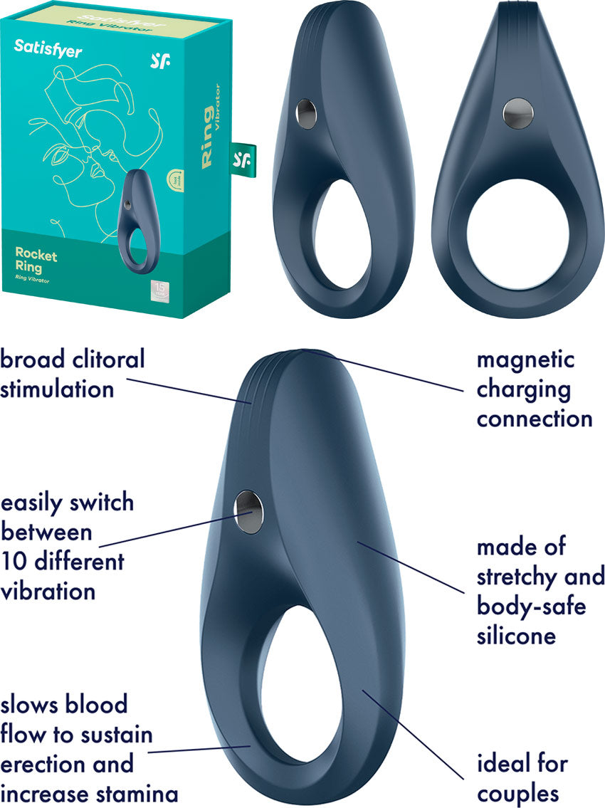 Anneau pénien vibrant Satisfyer Rocket Ring