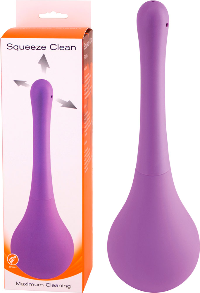 Poire de lavement Squeeze Clean - Unisexe - Violet