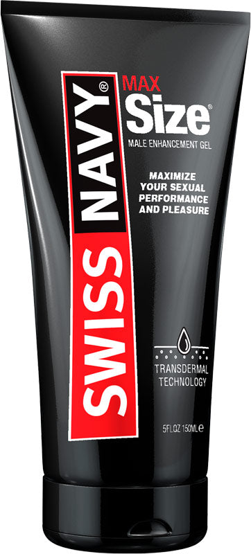 Crème érectile Swiss Navy MaxSize Black - 150 ml