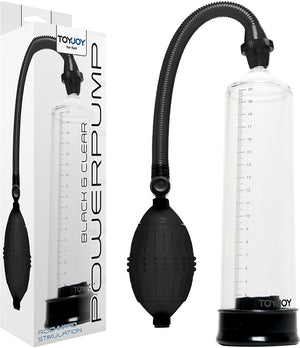 Pompe à pénis ToyJoy Black & Clear Power Pump - Noir