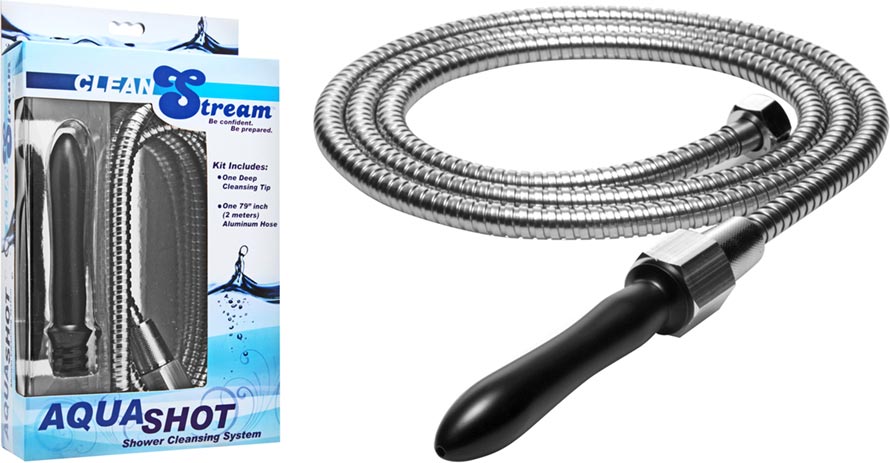Douche anale avec flexible CleanStream Aqua Shot