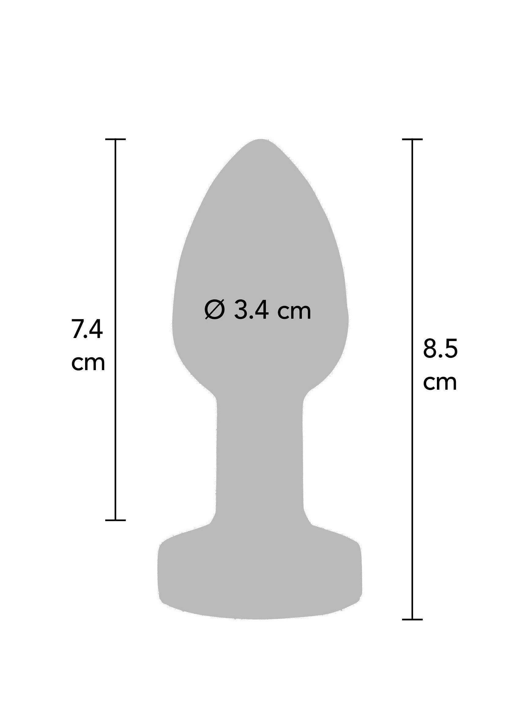 Jouet anal ToyJoy The Glider Vibrating Plug Medium