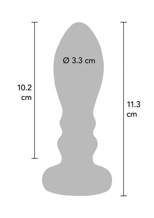 Jouet anal ToyJoy The Slider Vibrating Plug Large