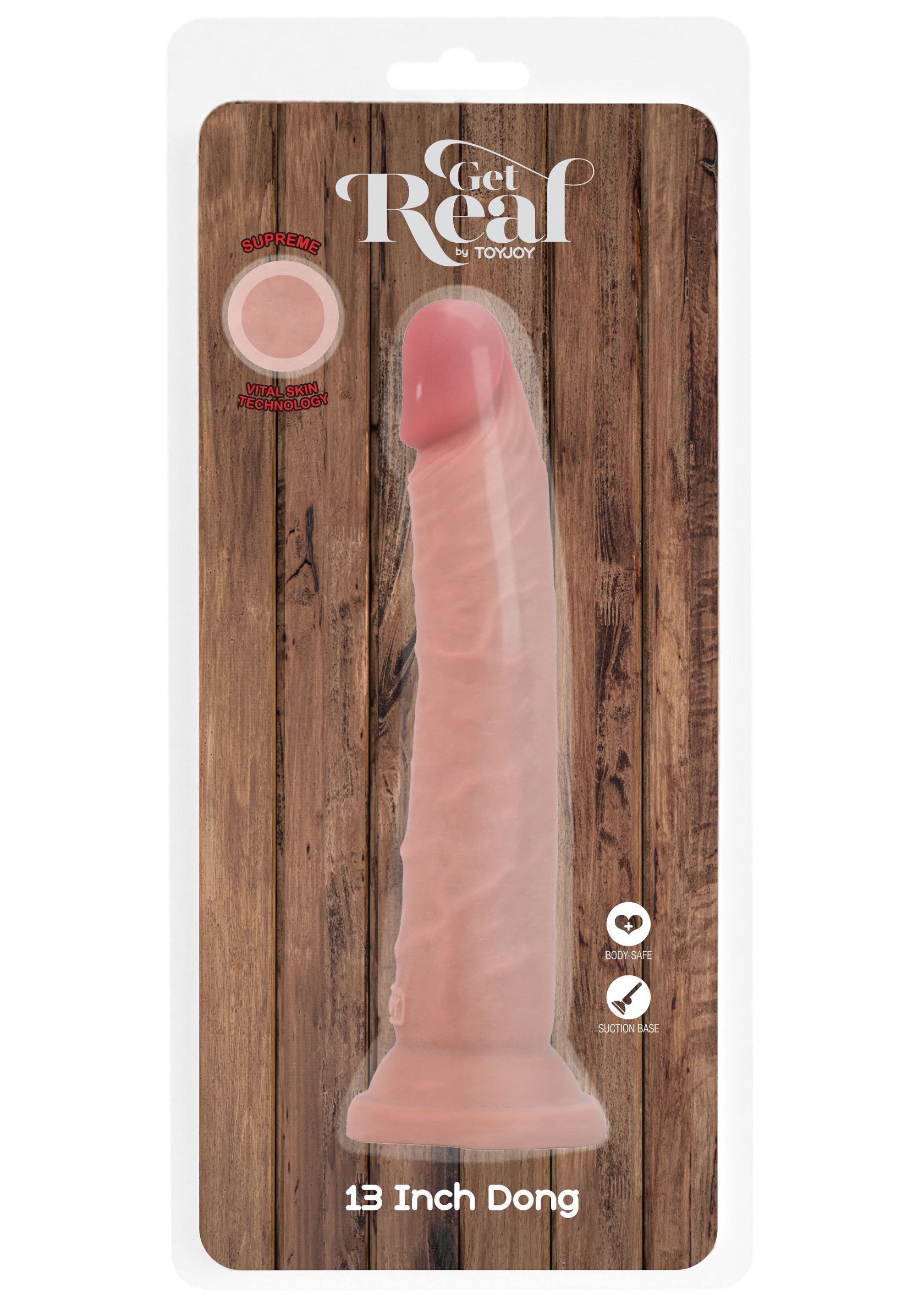 Dildo ToyJoy Deluxe Dual Density Dong TPE 33 cm