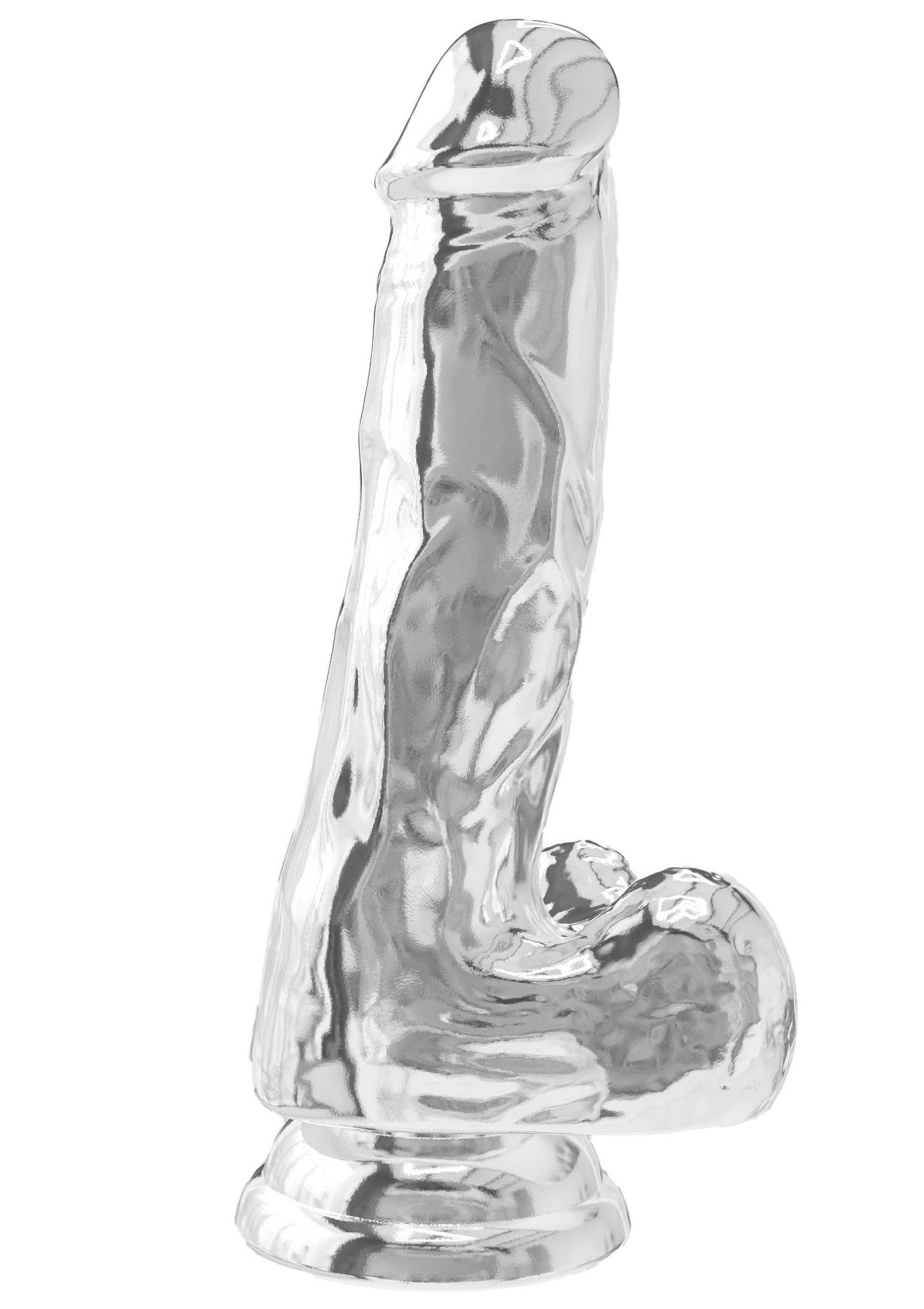 Dildo ToyJoy Clear Dildo TPE 16 cm