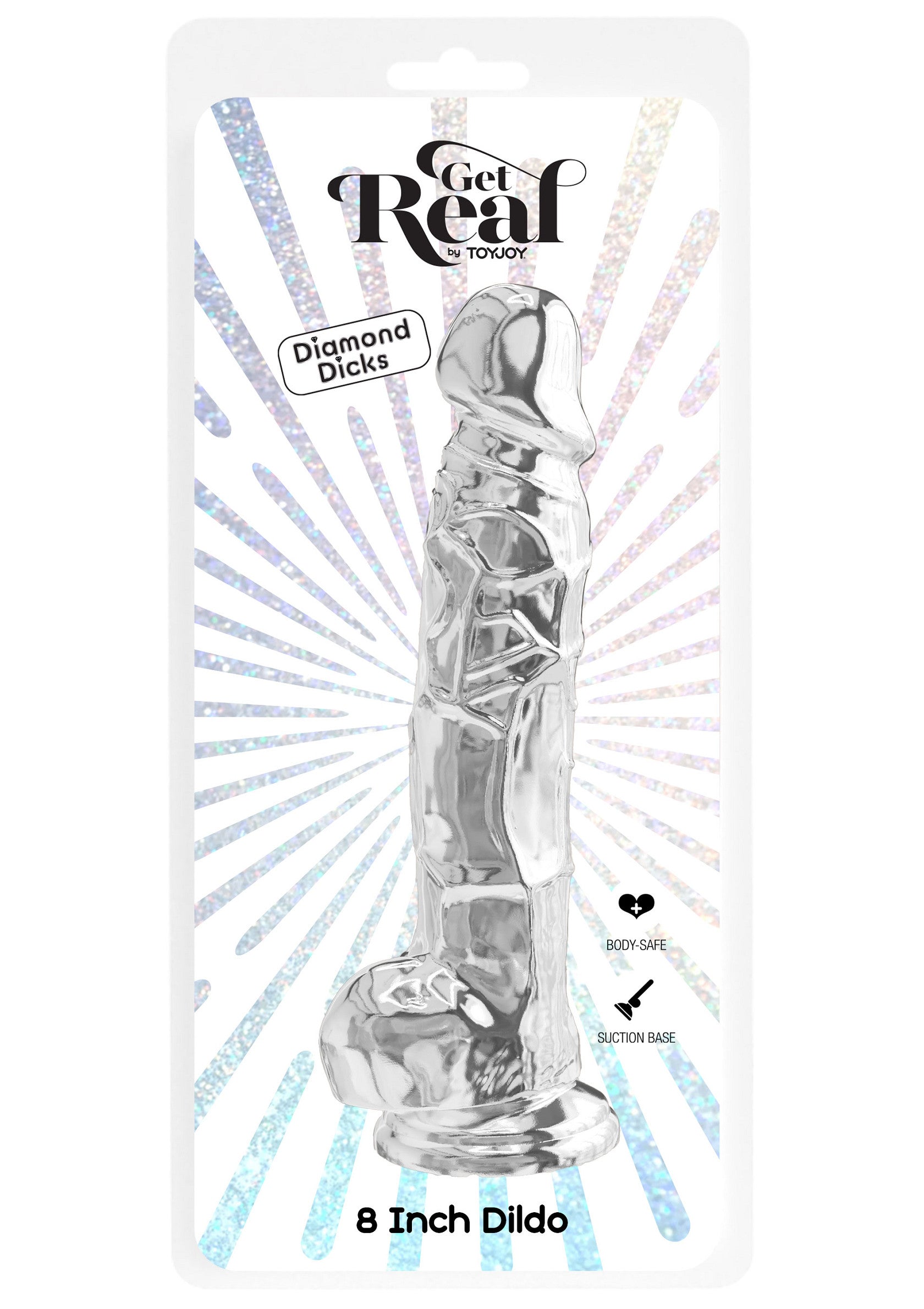 Dildo ToyJoy Clear Dildo TPE 22.5 cm