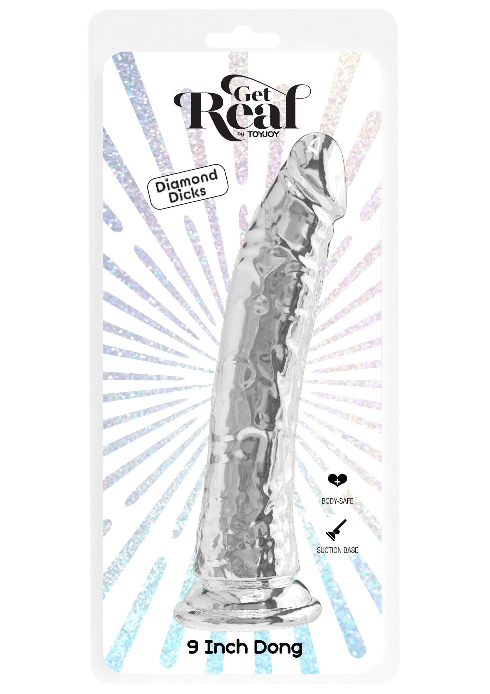 Dildo ToyJoy Clear Dong TPE 24 cm