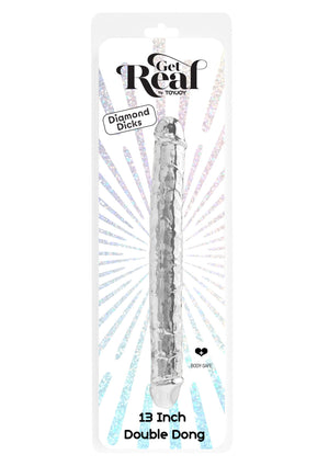 Dildo ToyJoy Clear Double Dong TPE 34.5 cm