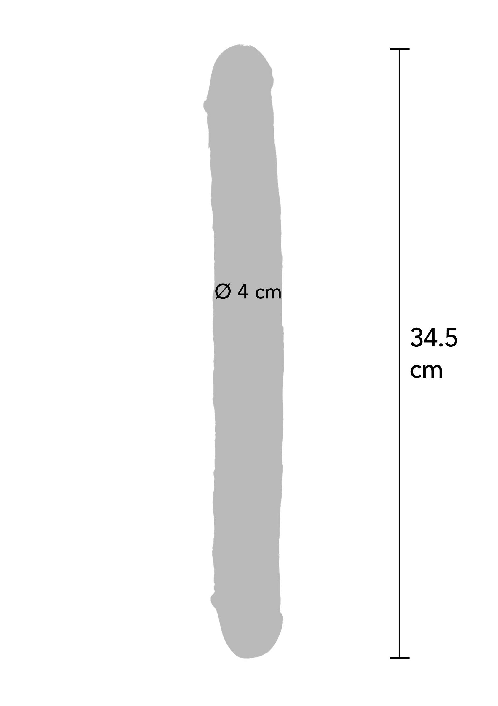 Dildo ToyJoy Clear Double Dong TPE 34.5 cm