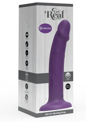 Dildo ToyJoy Harness Dong Vibrating Silicone 19.5 cm