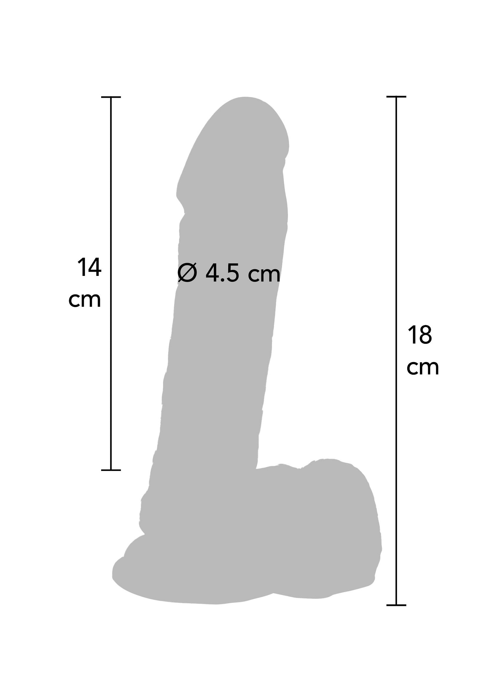 Dildo ToyJoy Dildo PVC 18 cm