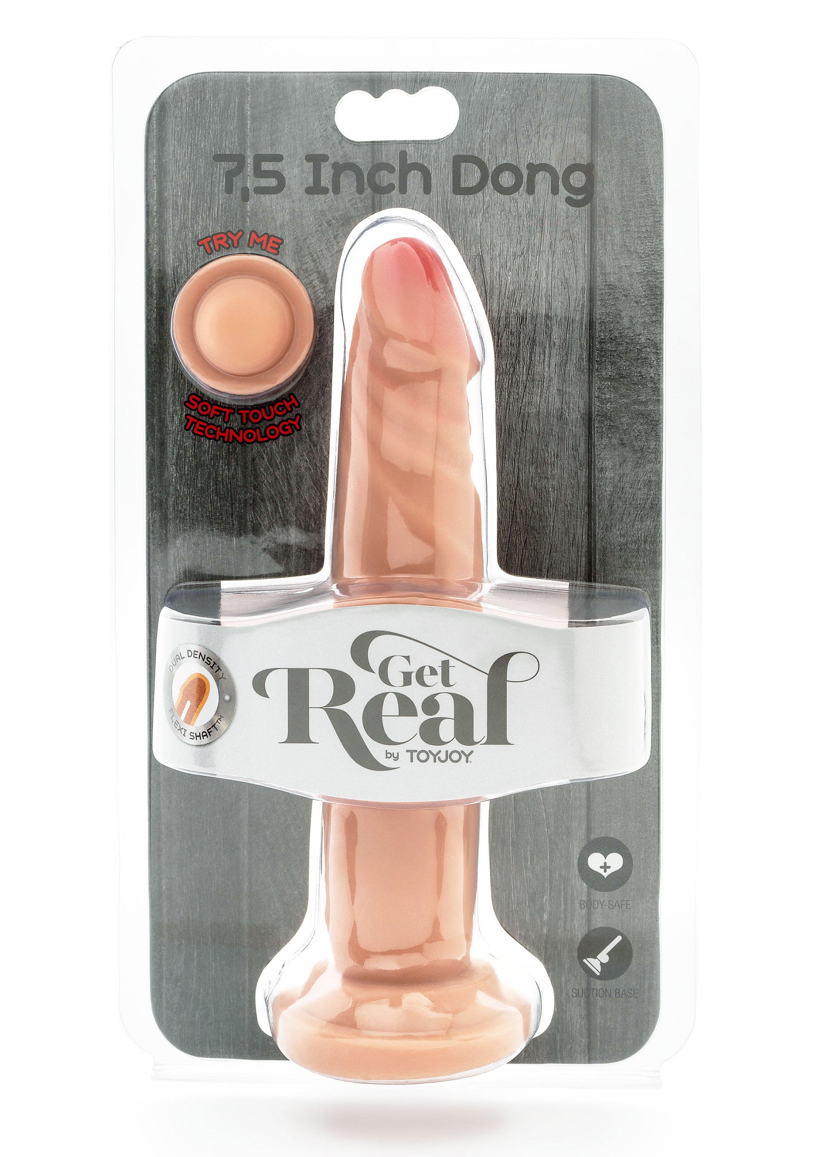 Dildo ToyJoy Dual Density Dong TPE 19 cm