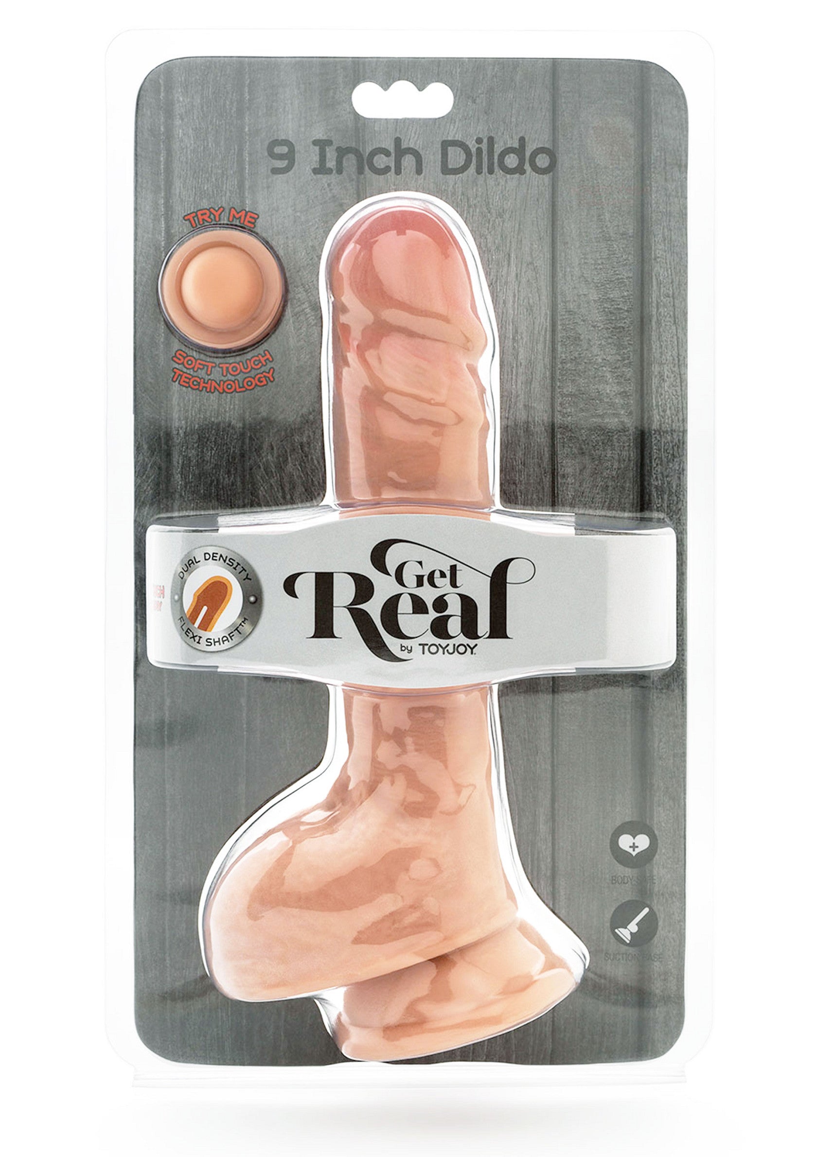 Dildo ToyJoy Dual Density Dildo TPE 23 cm