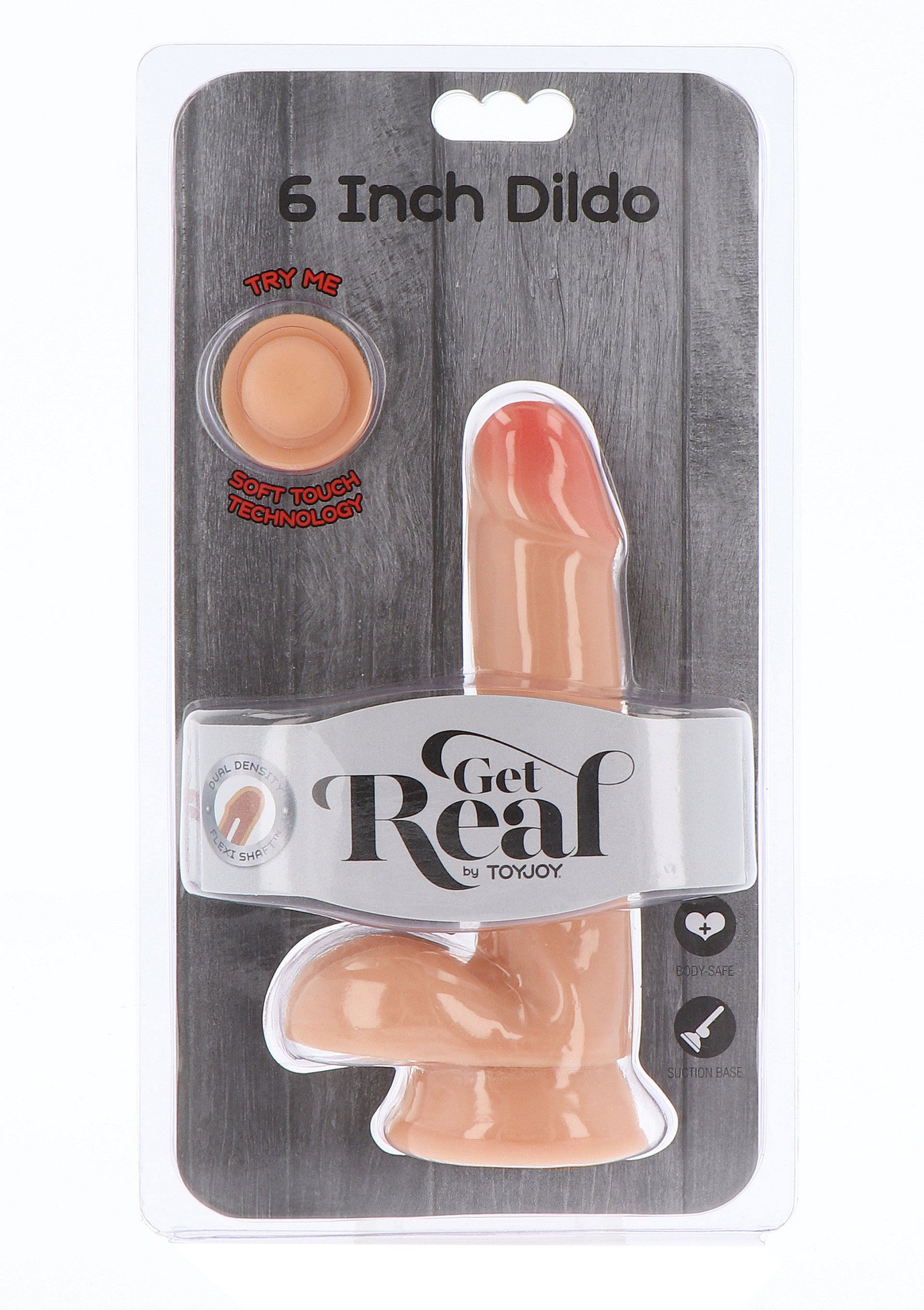 Dildo ToyJoy Dual Density Dildo TPE 17 cm