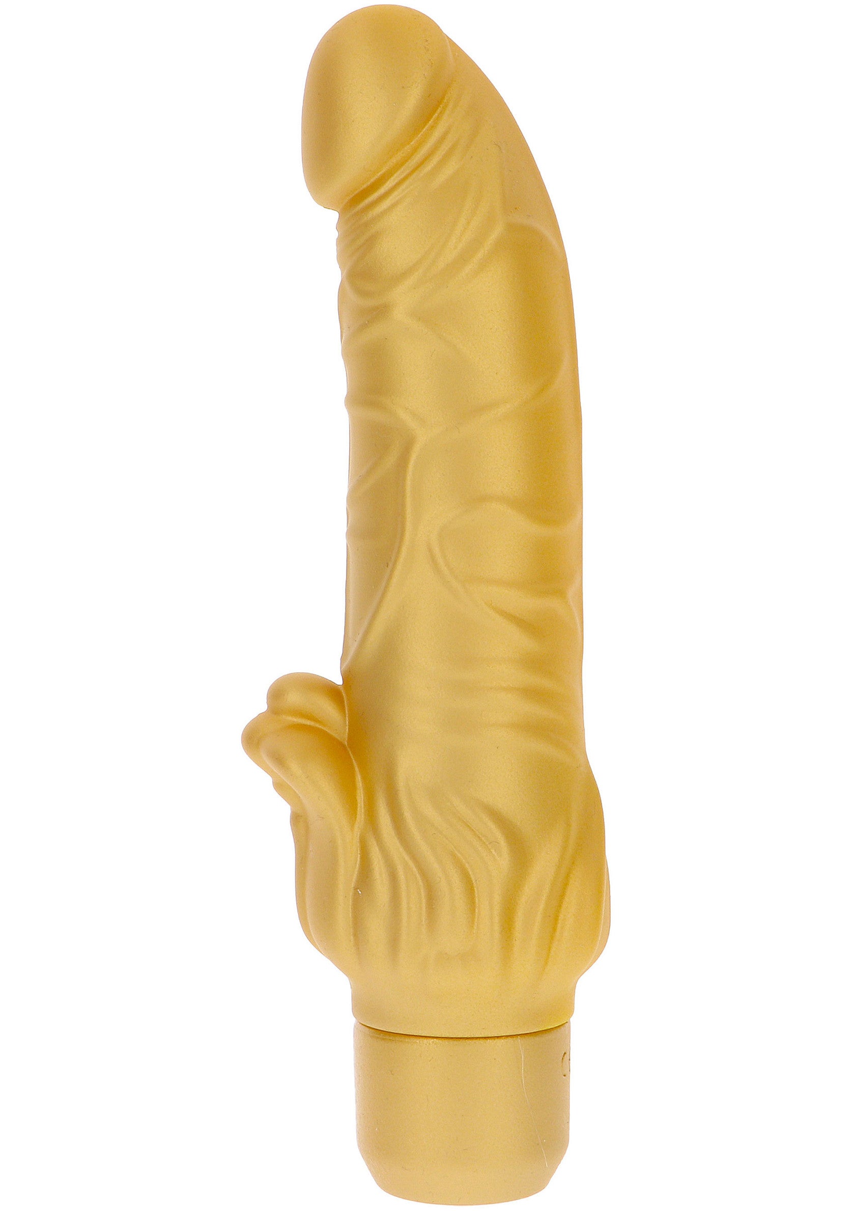 Dildo ToyJoy Gold Dicker Stim Vibrator 22 cm