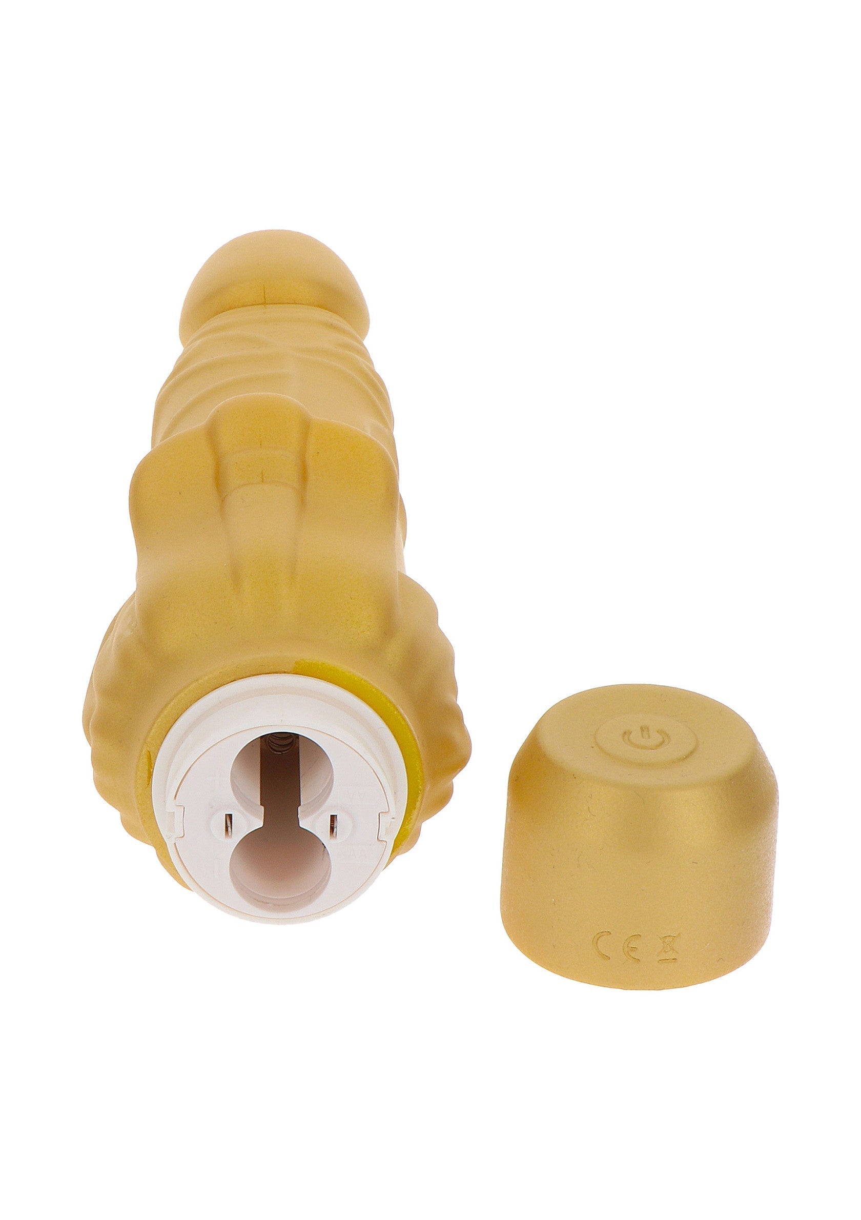 Dildo ToyJoy Gold Dicker Stim Vibrator 22 cm