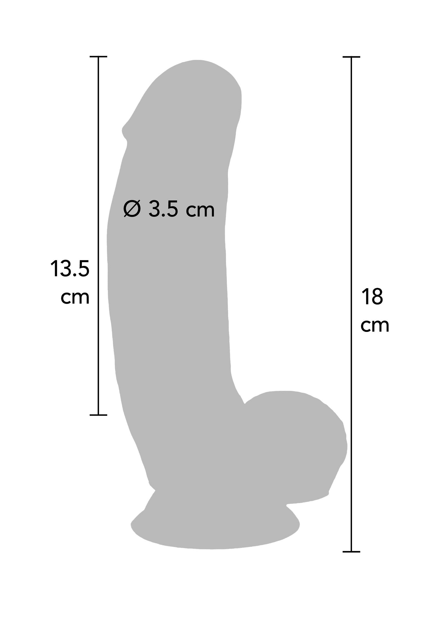 Dildo ToyJoy Dildo Silicone 18 cm