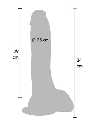 Dildo ToyJoy Extreme XXXL Dildo PVC 34 cm