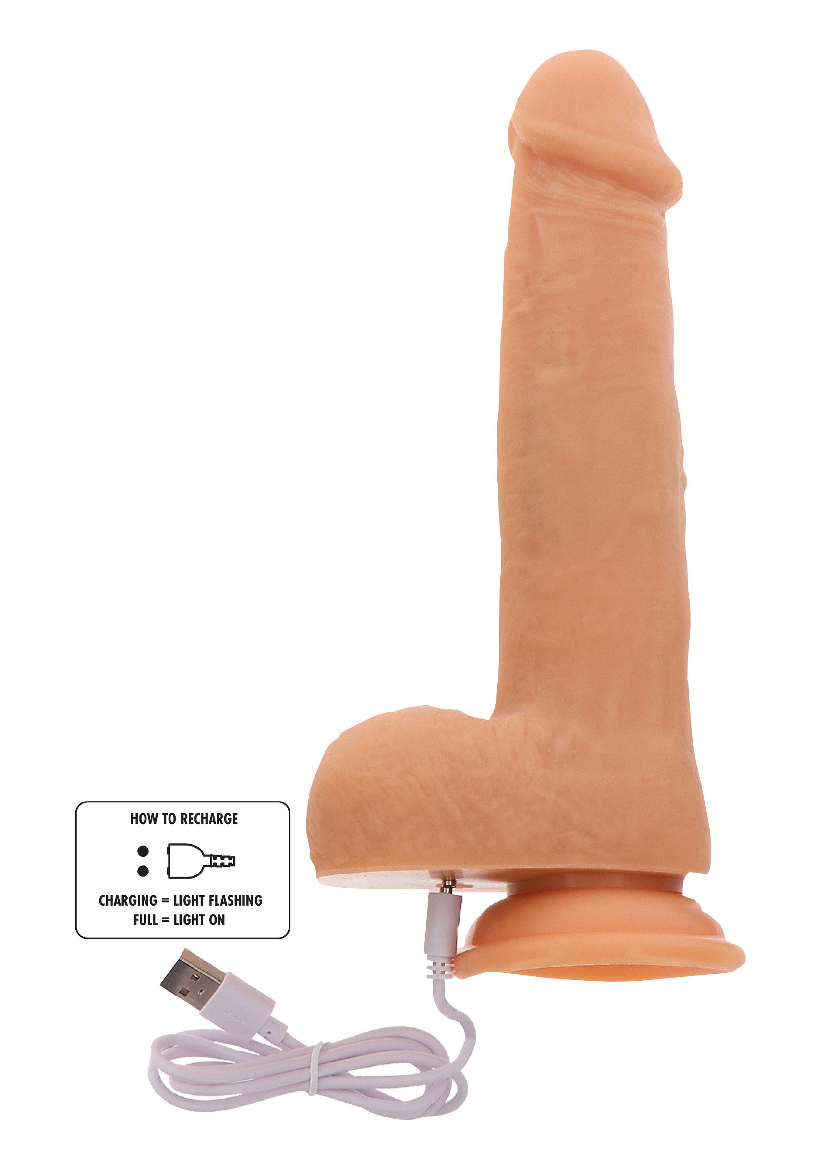 Dildo ToyJoy Naked Beaded Dildo Silicone 21 cm