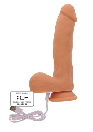 Dildo ToyJoy Naked Thrusting Dildo Silicone 19.5 cm