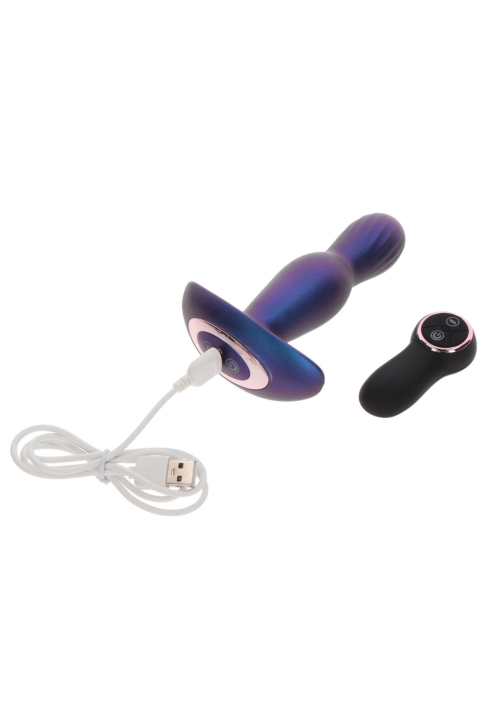 Jouet anal ToyJoy The Stout Inflating Vibrating Plug