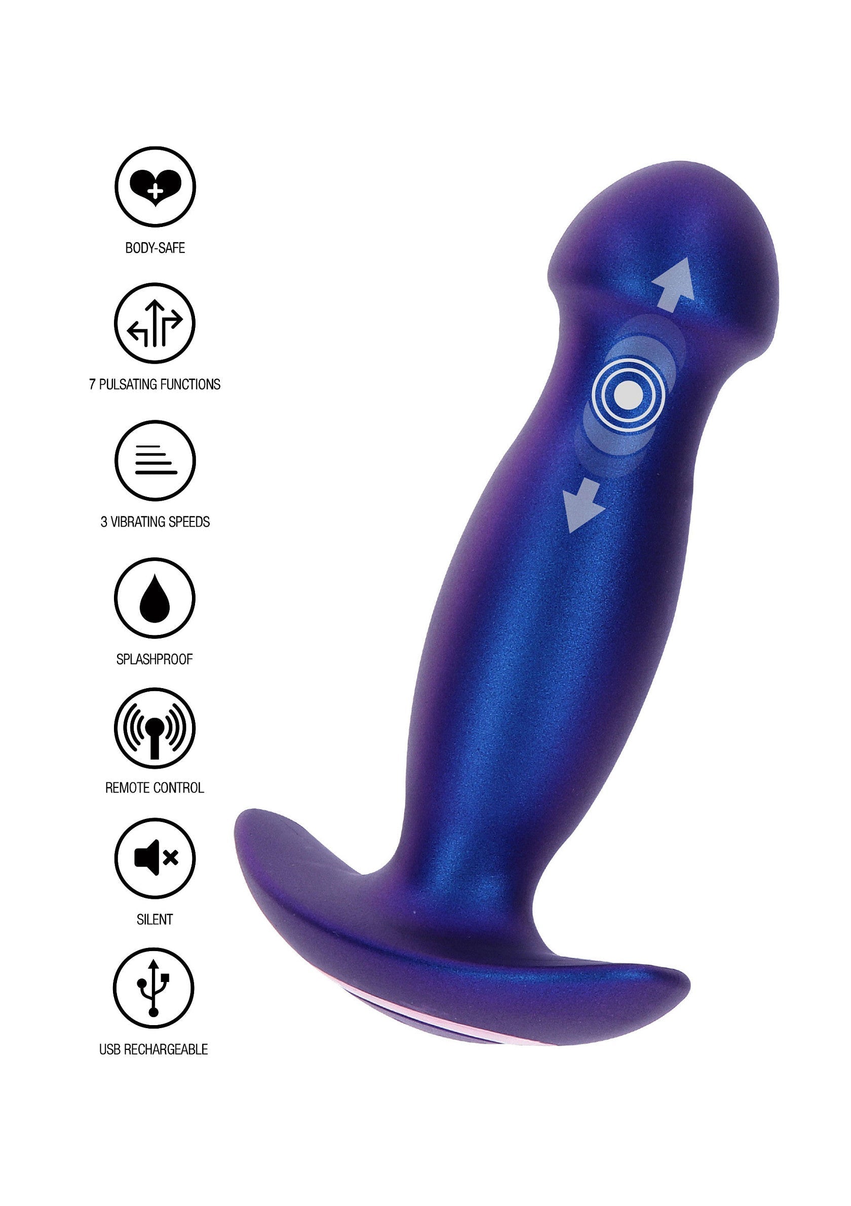 Jouet anal ToyJoy The Wild Magn Pulse Vibrating Plug