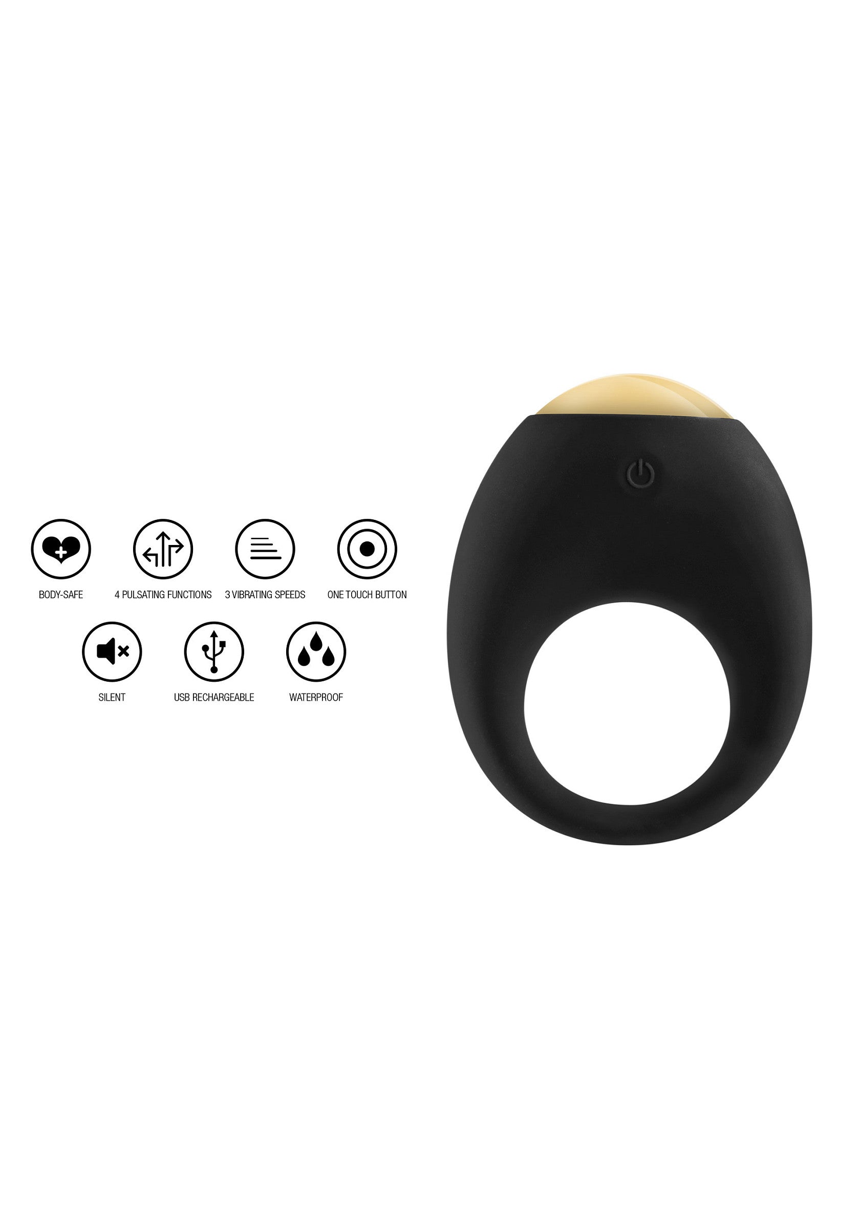 Performance masculine ToyJoy Eclipse Vibrating Cock Ring