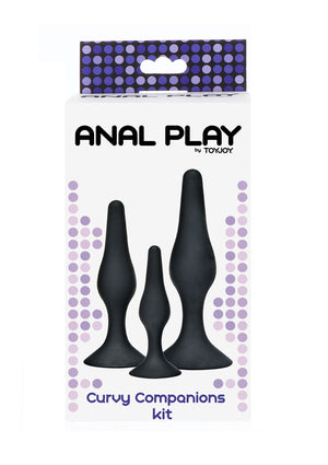 Jouet anal ToyJoy Curvy Companions Kit 3 pcs