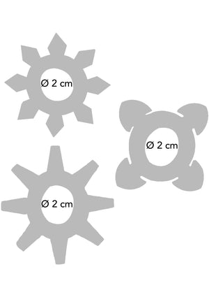 Performance masculine ToyJoy Tickle C-Rings