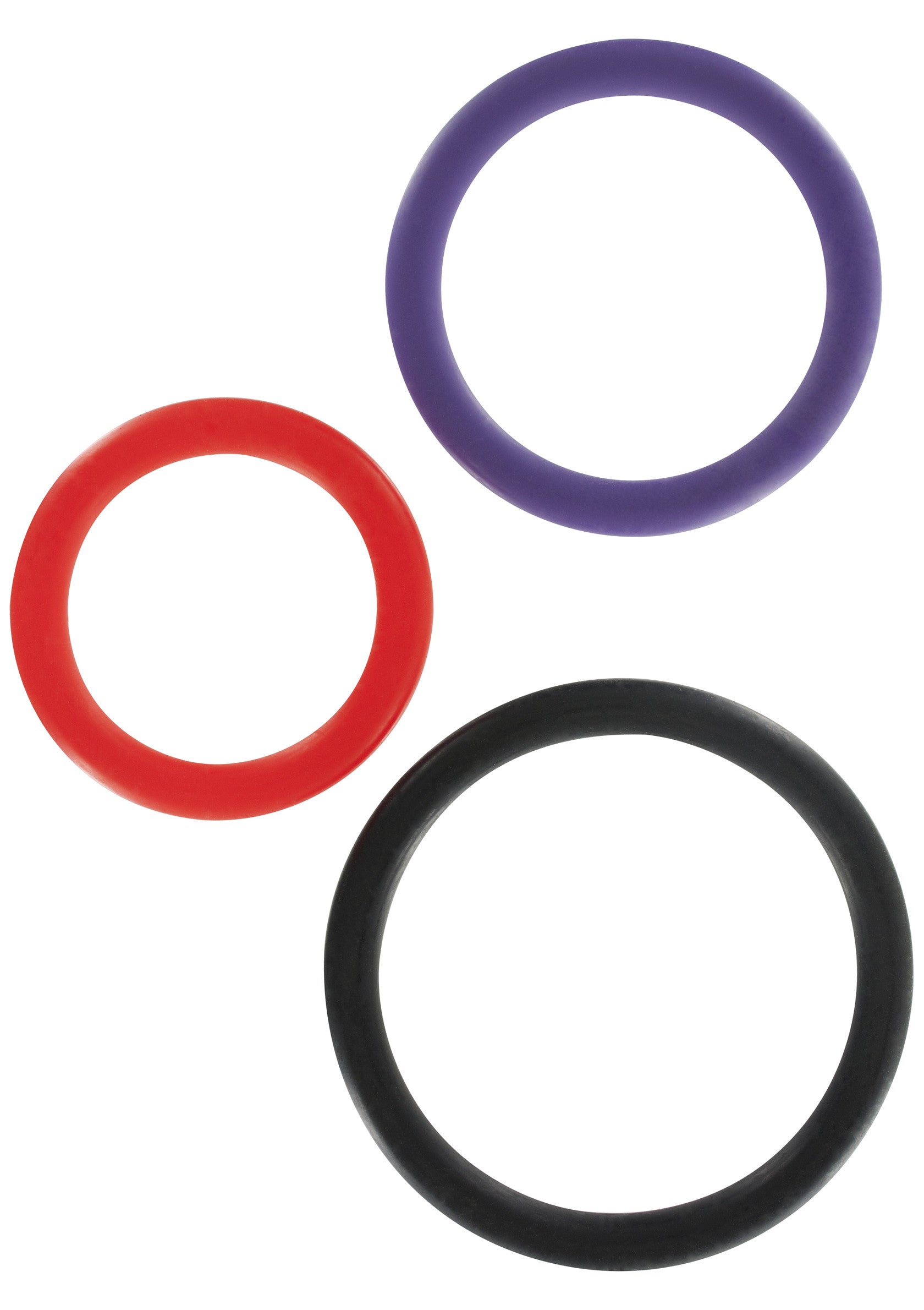 Performance masculine ToyJoy Triple Rings Multicolor 3 pcs