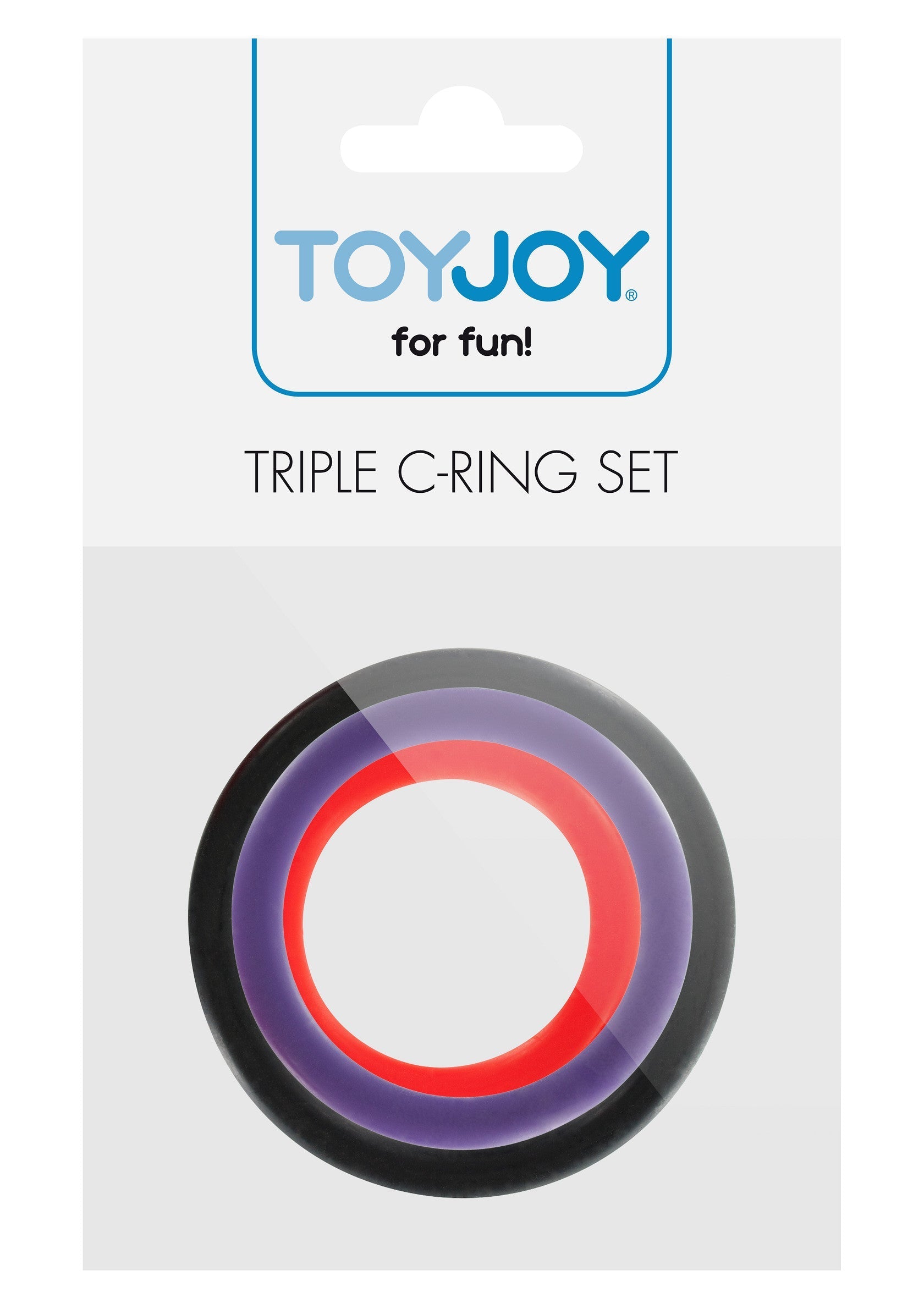 Performance masculine ToyJoy Triple Rings Multicolor 3 pcs