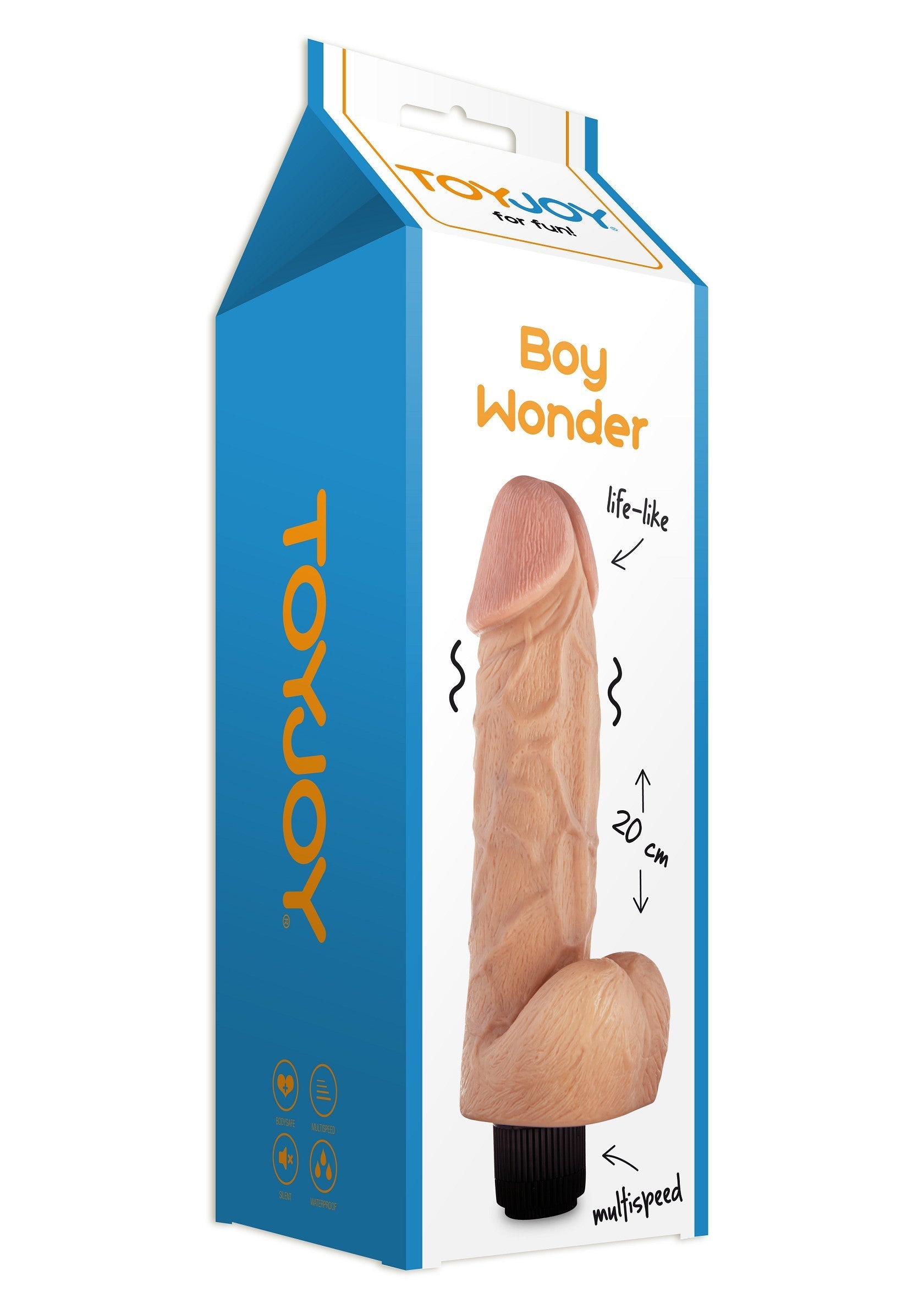 Dildo ToyJoy Boy Wonder Vibrating Dong 20 cm