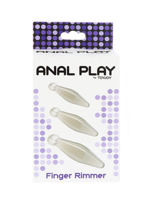Jouet anal ToyJoy Finger Rimmer 3 pcs