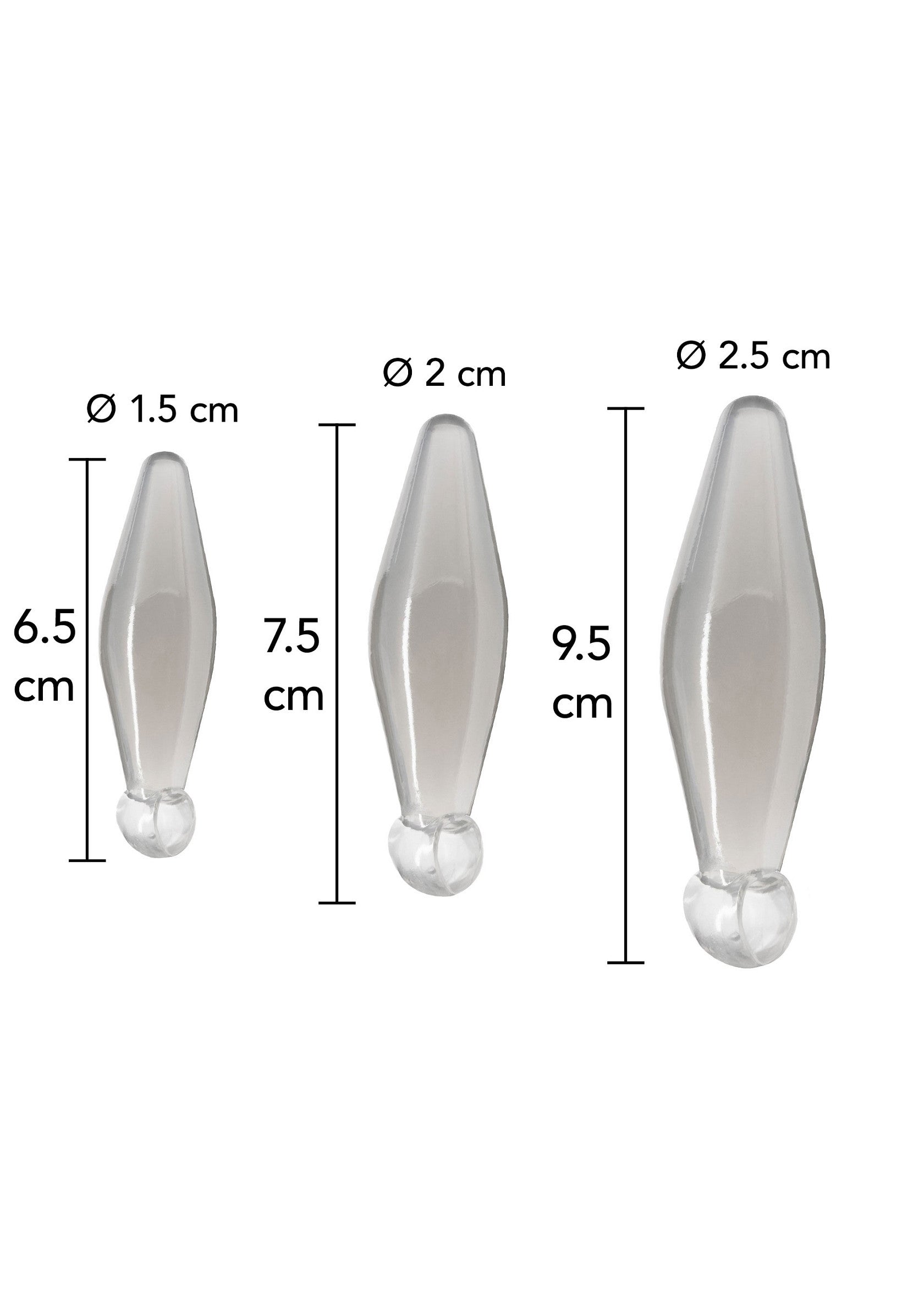 Jouet anal ToyJoy Finger Rimmer 3 pcs