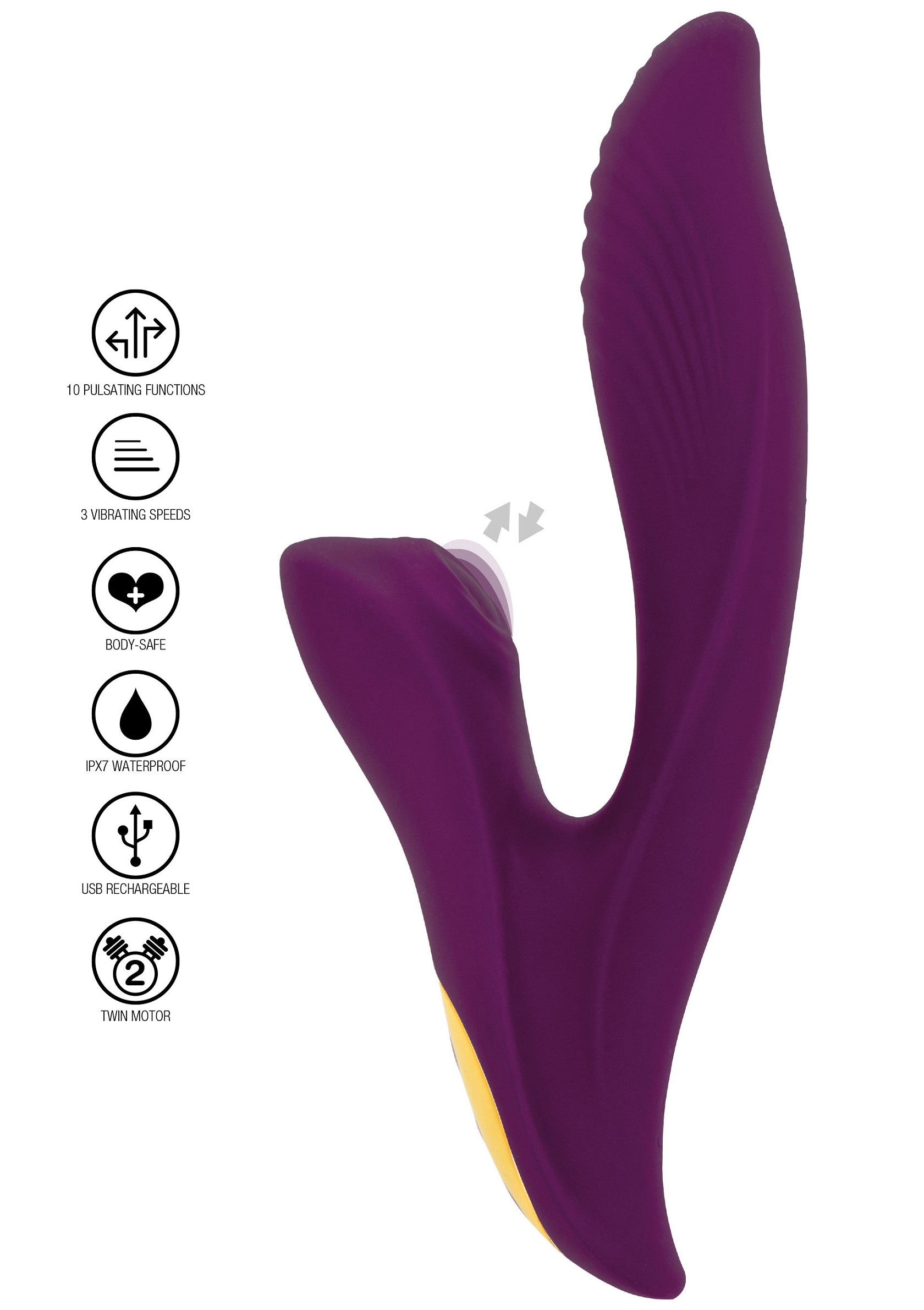 Vibromasseur ToyJoy Athena Tapping Sensation Vibrator