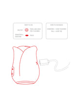 Stimulateur ToyJoy Ravishing Rose Air Pulse Stimulator