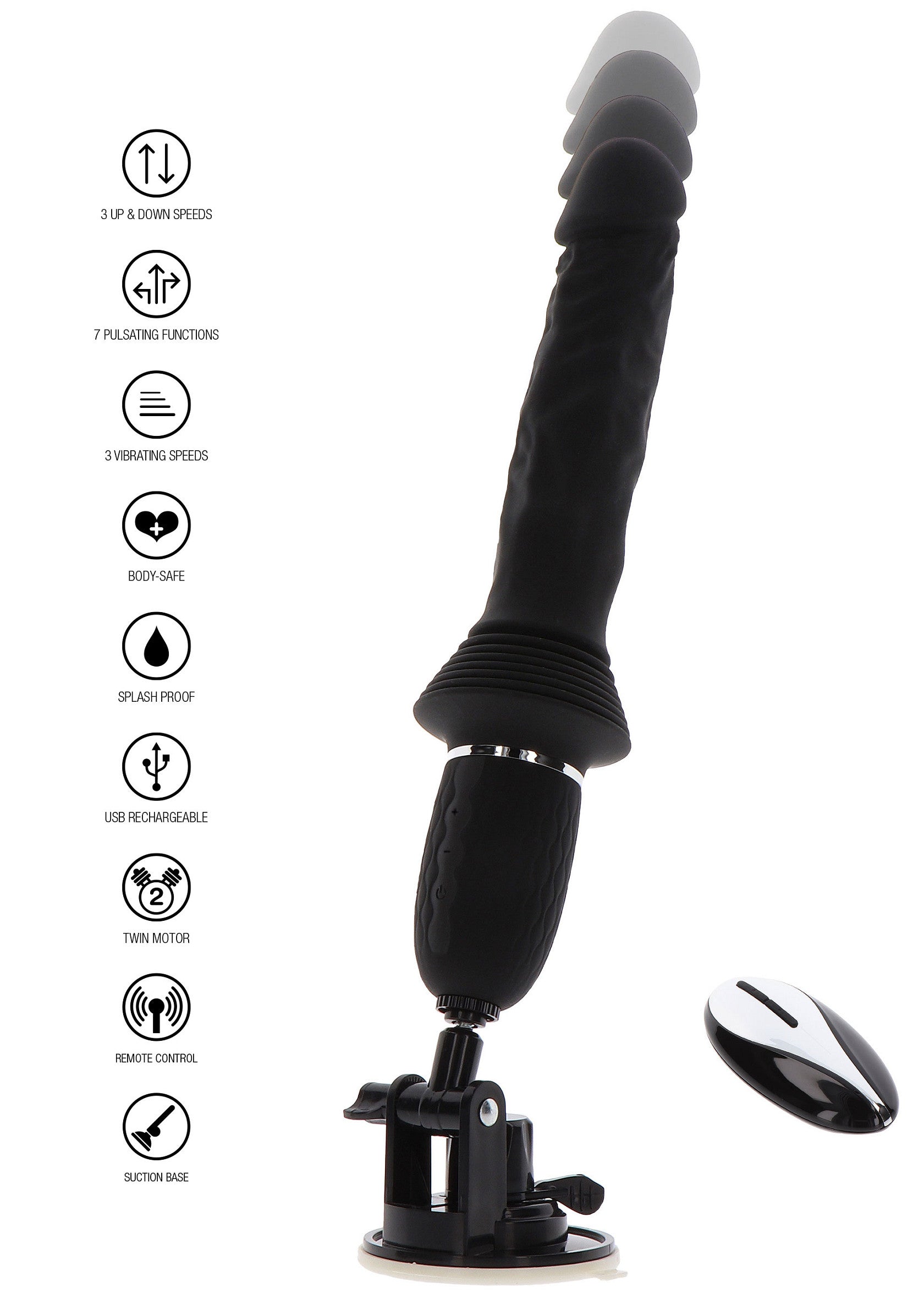 Vibromasseur ToyJoy Magnum Opus Thruster Pro