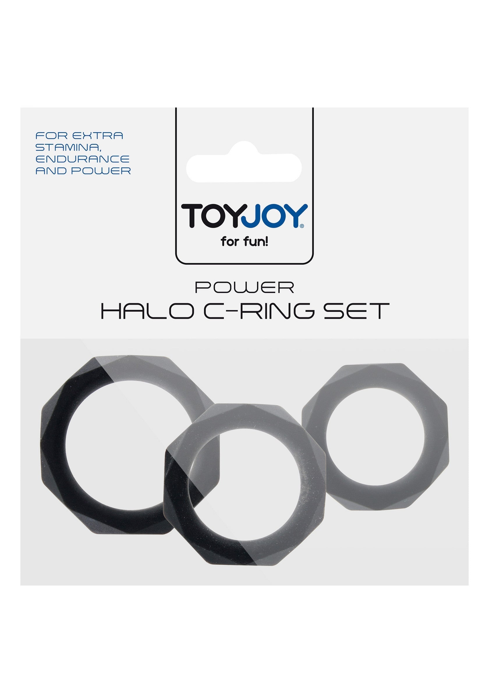 Performance masculine ToyJoy Power Halo C-Ring Set